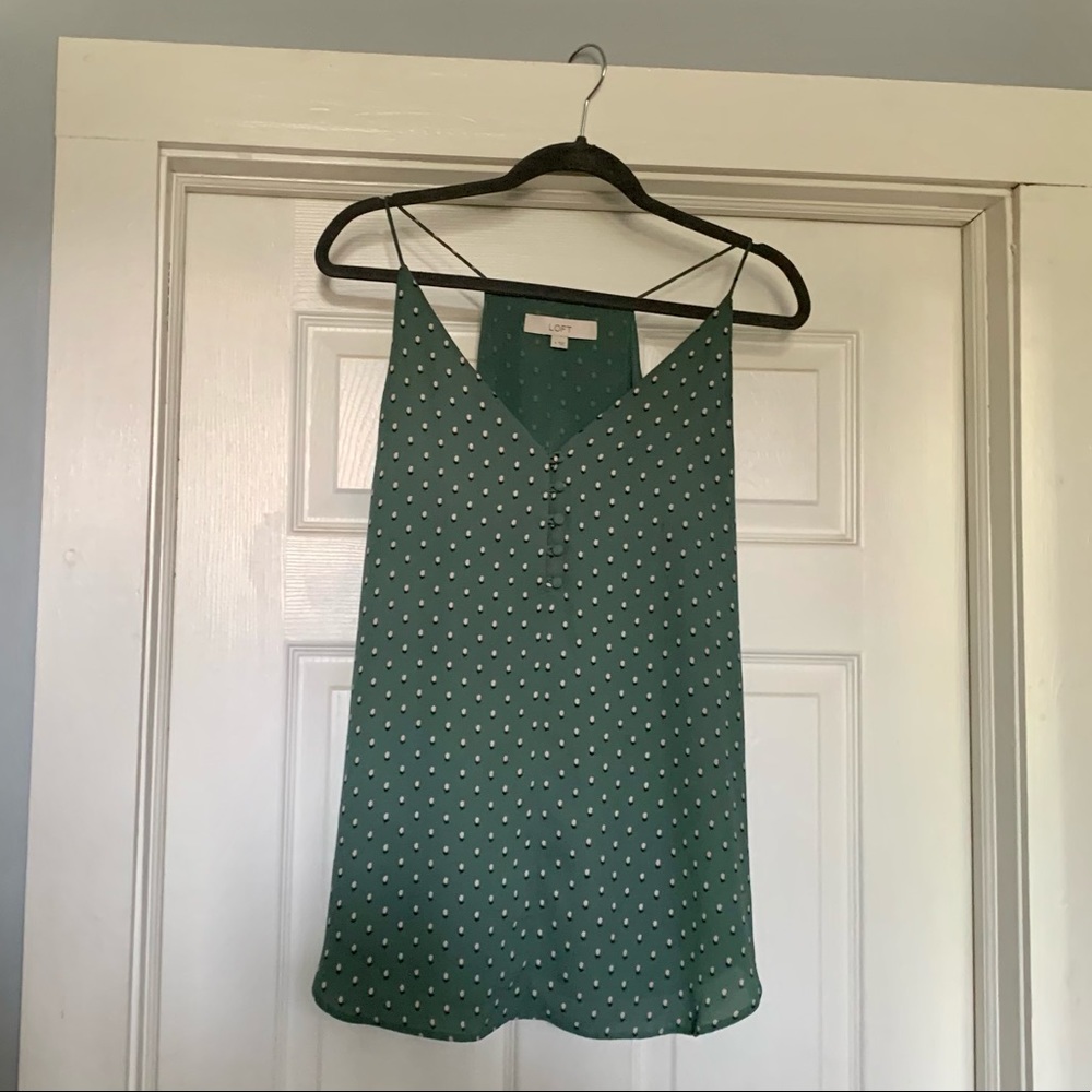 LOFT Floral Strappy Tank (M)